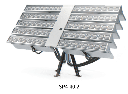 SP4-40.2 Sunlight Collector - sun tracking, sunlight collecting with 80 lenses
